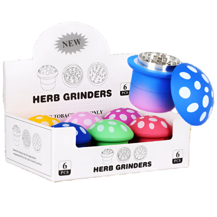 Gradient Colorful Mushroom Grinder - Assorted - Image 4