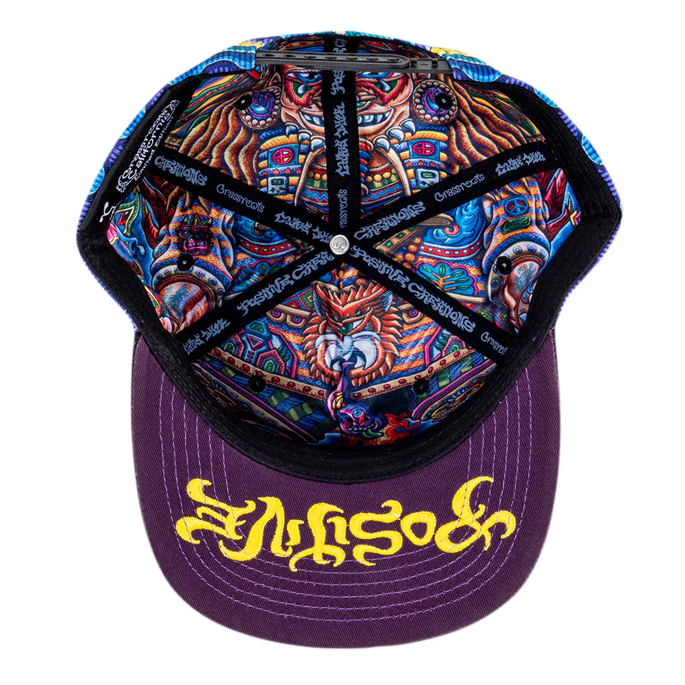 Grassroots California Chris Dyer Ultimate Spiritual Warrior Snapback Hat - Image 2