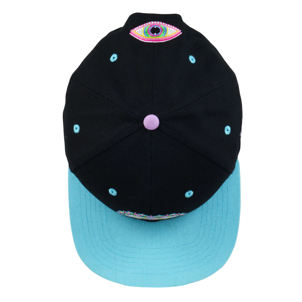Grassroots California Frank Brothers Magically Delicious Black Snapback Hat - Image 2