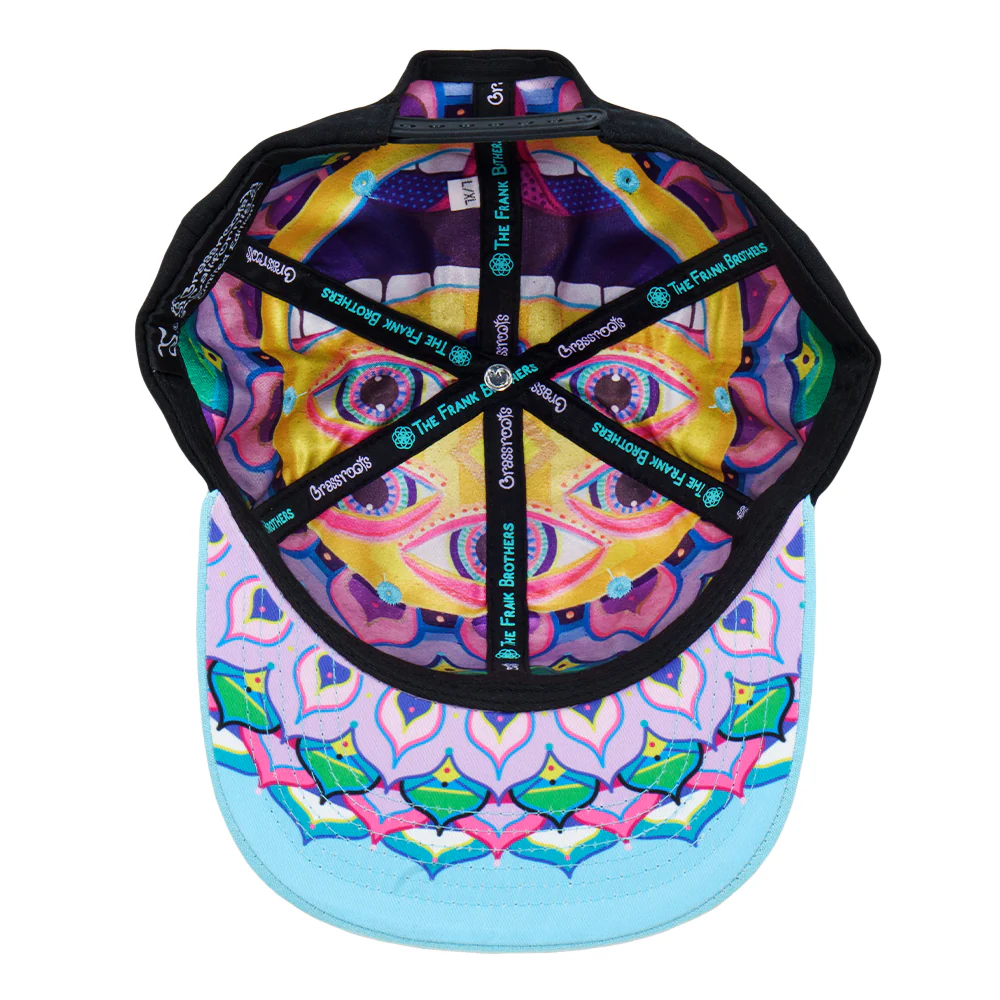 Grassroots California Frank Brothers Magically Delicious Black Snapback Hat - Image 5