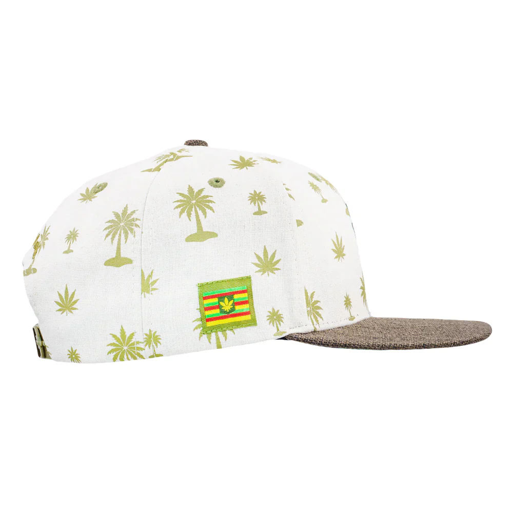 Grassroots California Maui Wowie Tan Snapback Hat - Image 2