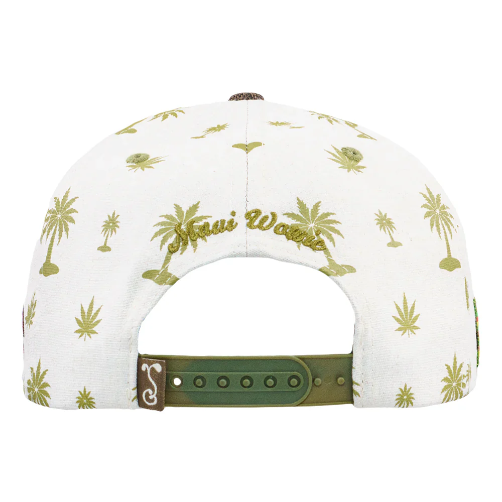 Grassroots California Maui Wowie Tan Snapback Hat - Image 3