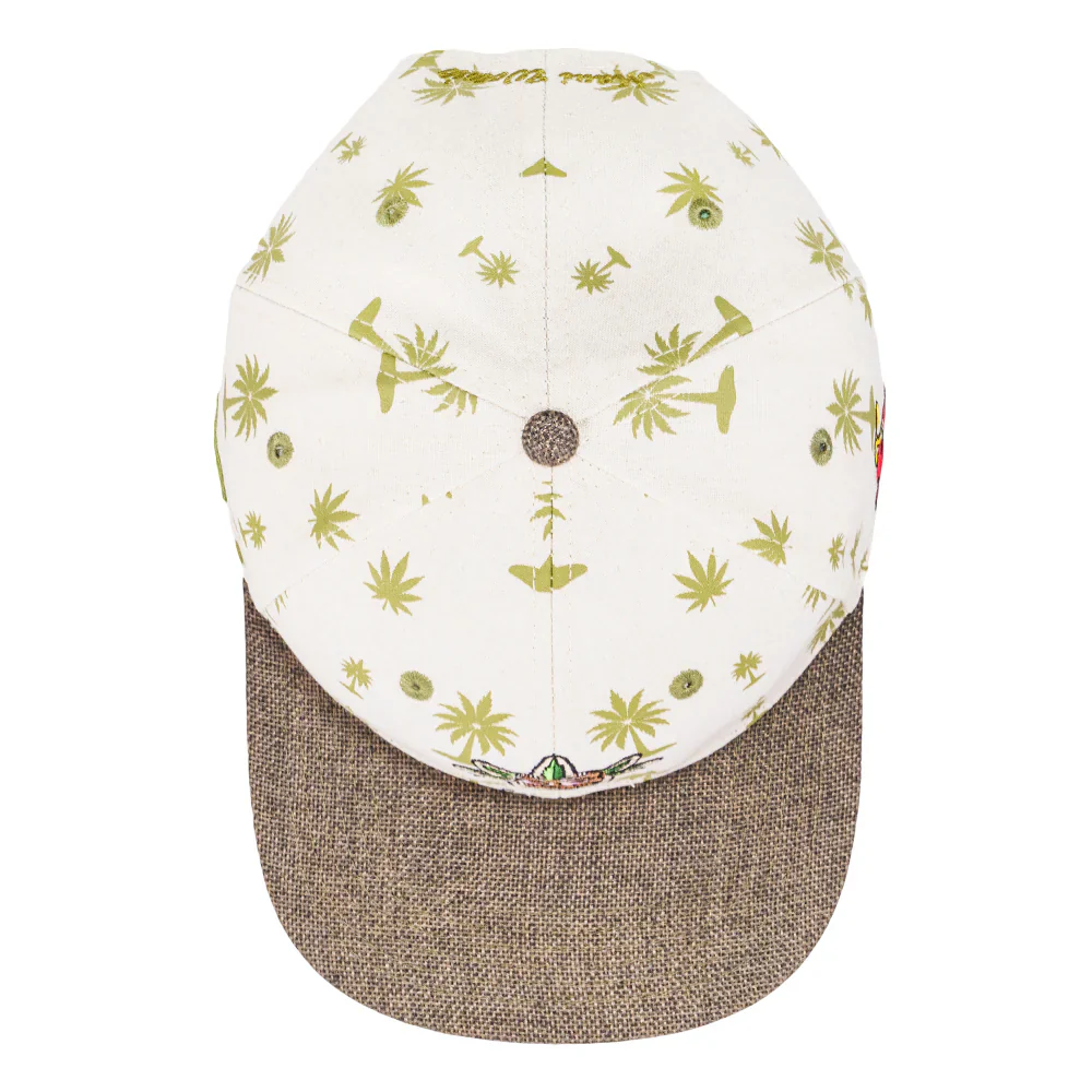 Grassroots California Maui Wowie Tan Snapback Hat - Image 4