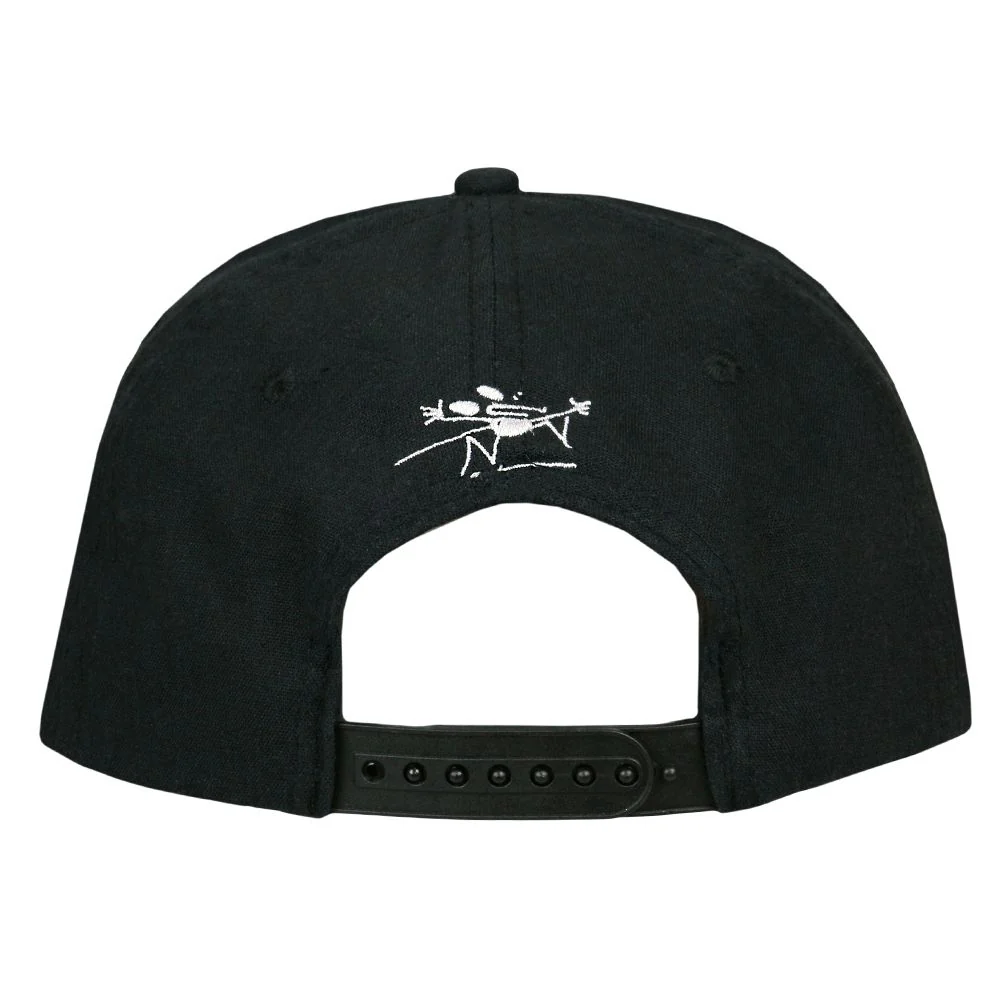 Grassroots California Stanley Mouse Dead Star Black Snapback Hat - Image 3