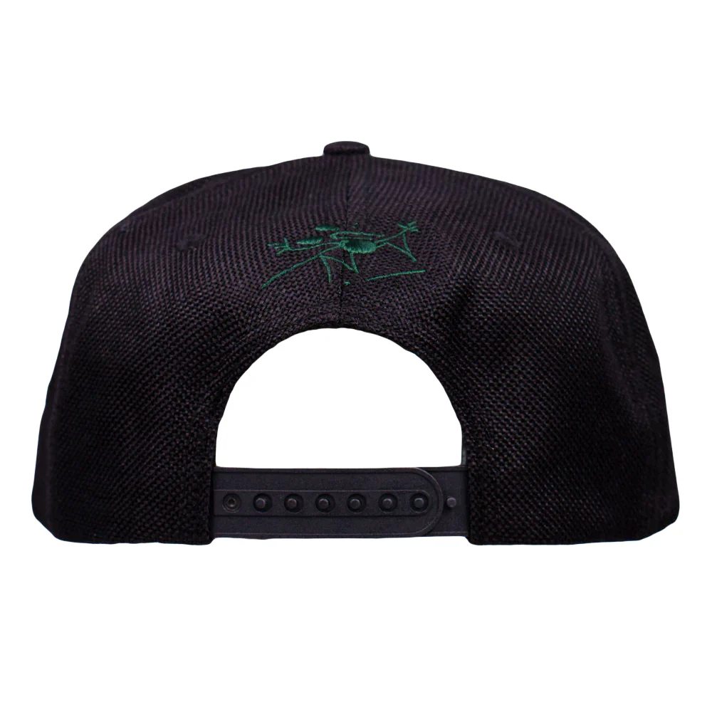 Grassroots California Stanley Mouse Mandolin Jester Never Summer Checkerboard Snapback Hat - Image 3