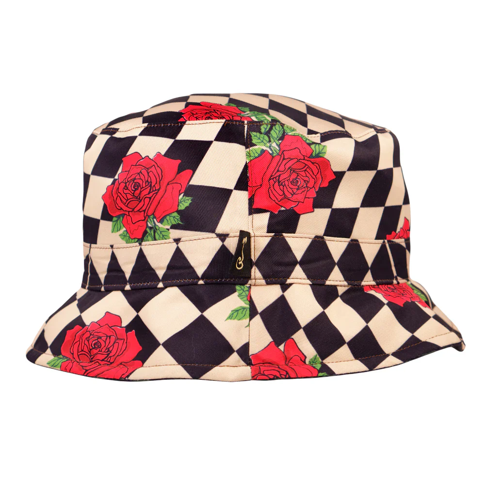 Grassroots California Stanley Mouse Mandolin Jester Never Summer Reversible Bucket Hat - Image 2