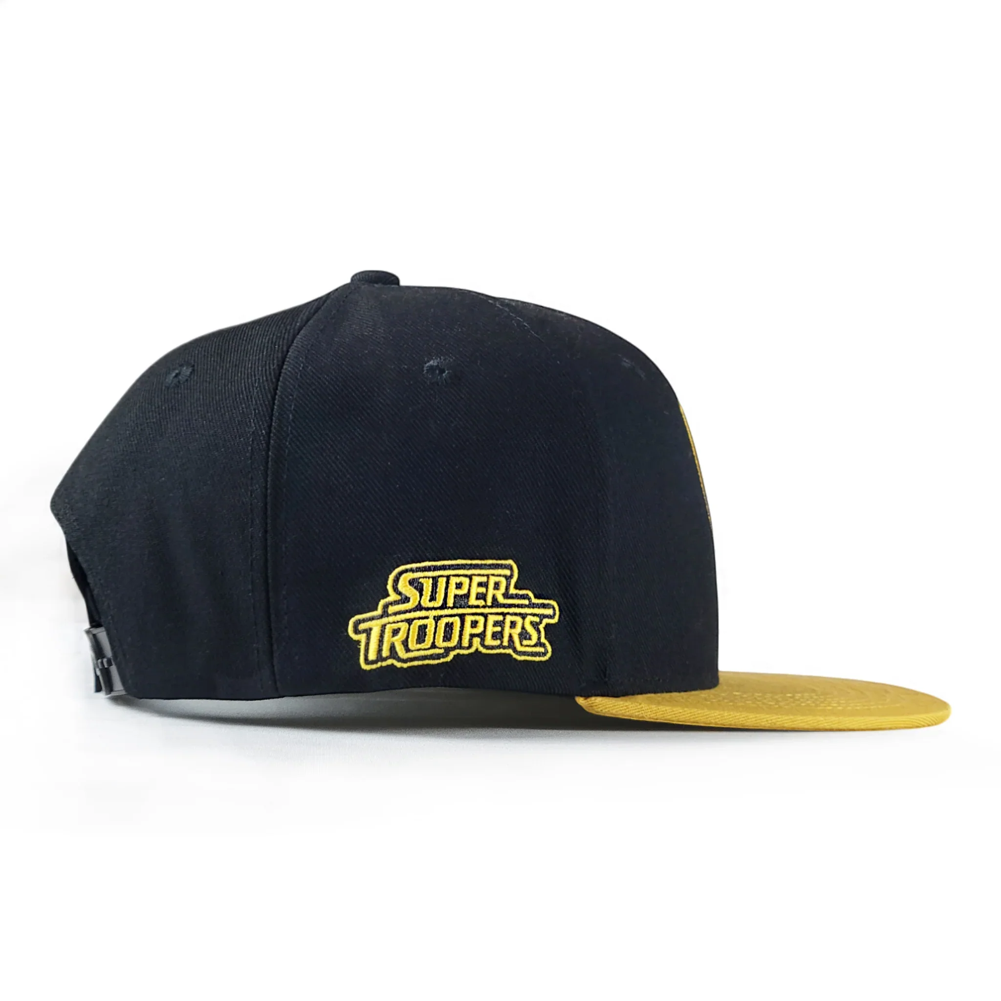 Grassroots California Super Troopers 3 Johnny Chimpo Black Snapback Hat - Image 2