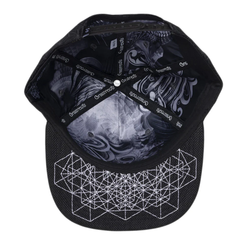 Grassroots California Synthesis Geometric Snapback Hat - Image 2