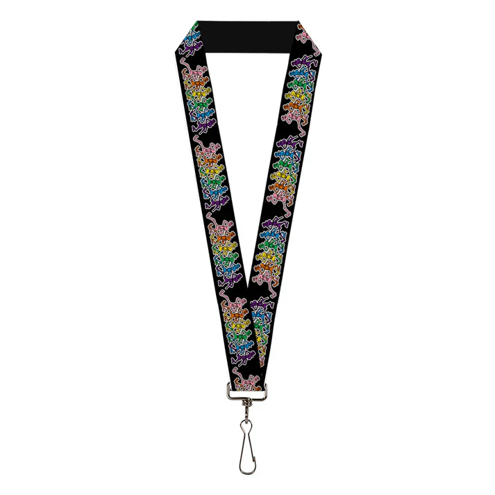 Grateful Dead Dancing Skeletons Lanyard