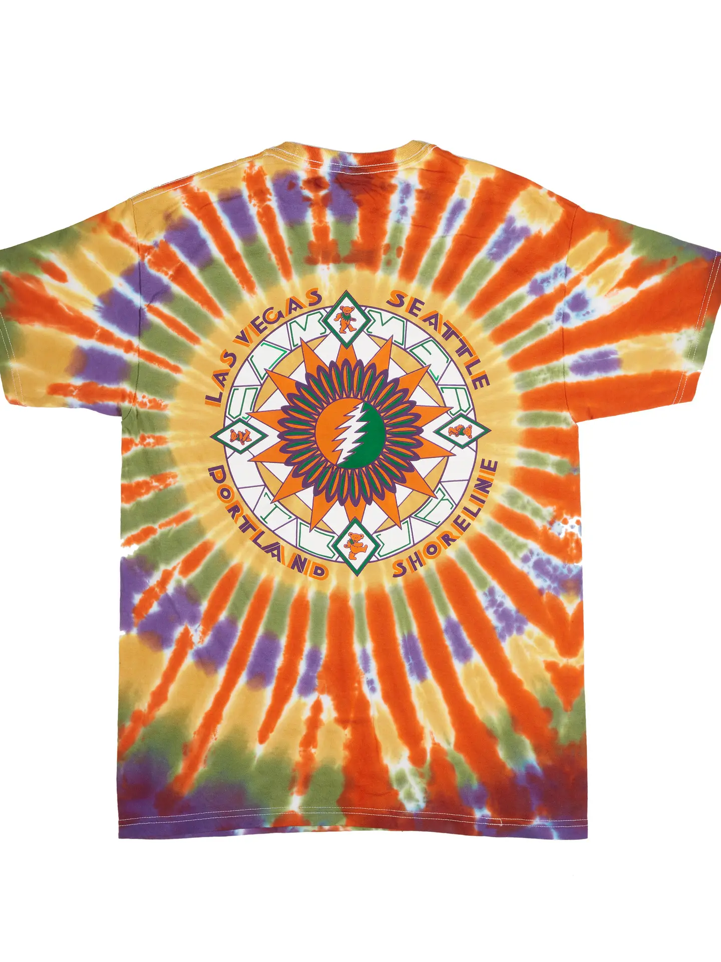Grateful Dead Steal Your Feathers Tie Dye T-Shirt - Image 2