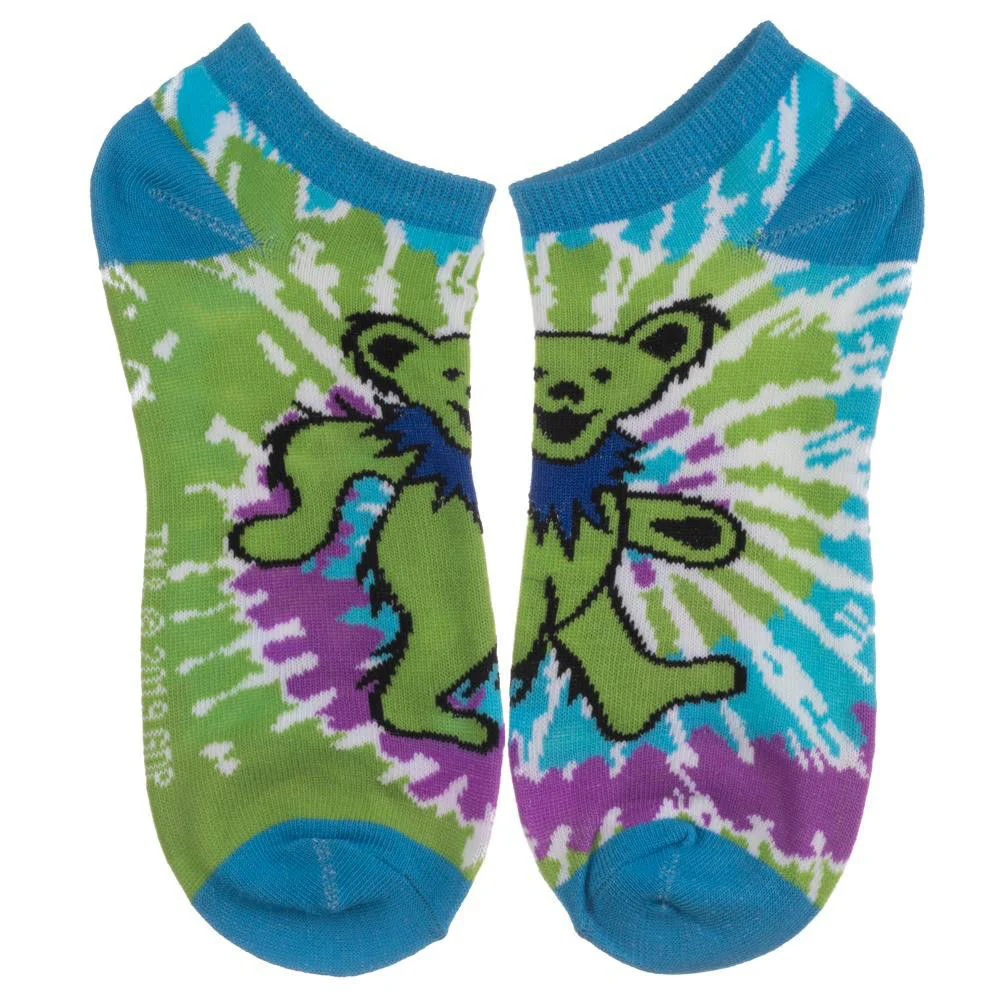Grateful Dead Tie Dye 5 Pair Ankle Socks - Image 2