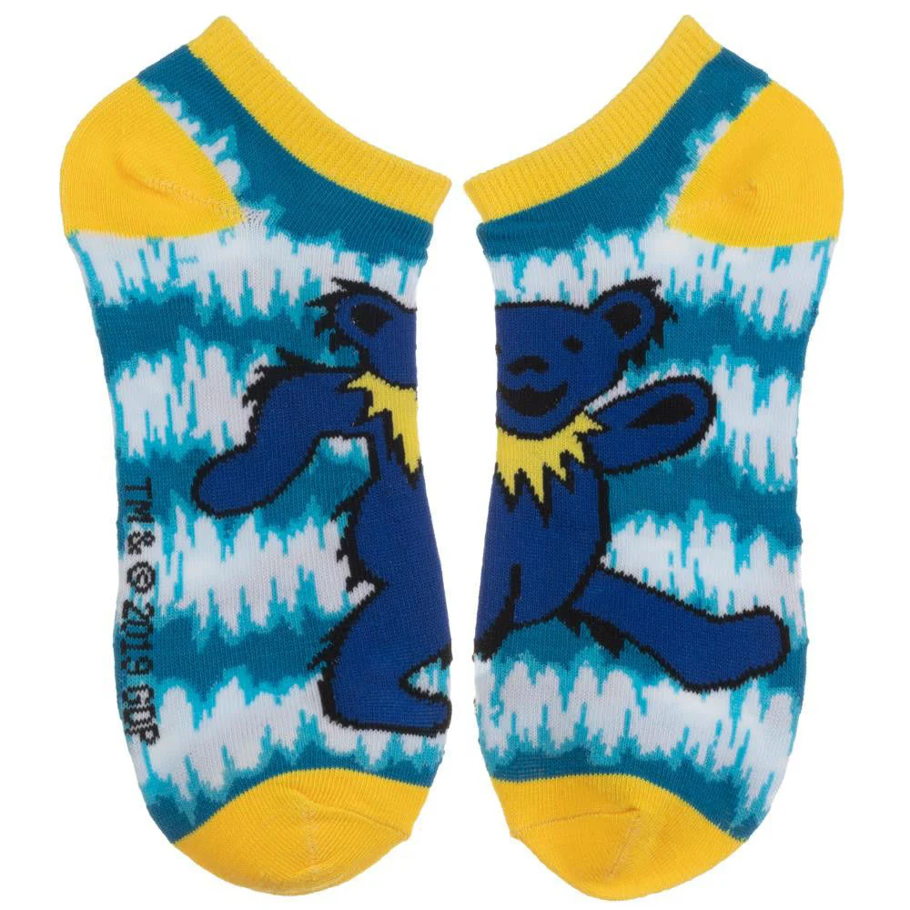 Grateful Dead Tie Dye 5 Pair Ankle Socks - Image 3
