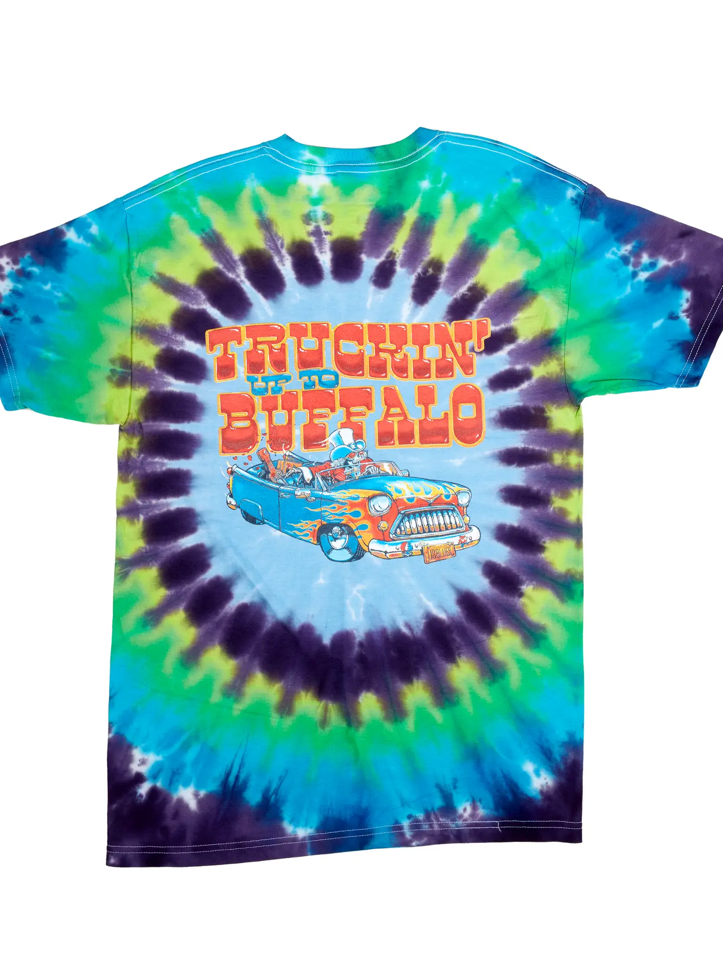 Grateful Dead Truckin' to Buffalo Tie Dye T-Shirt - Image 2