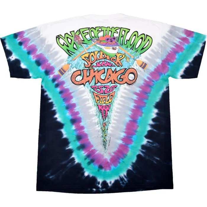 Grateful Dead Wake of the Flood Tie Dye T-Shirt - Image 2