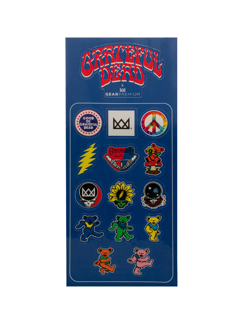 Grateful Dead x Gear Premium 4.5" Dancing Skeleton Hand Pipe & Grinder Set with Collectable Bus Tin - Image 5
