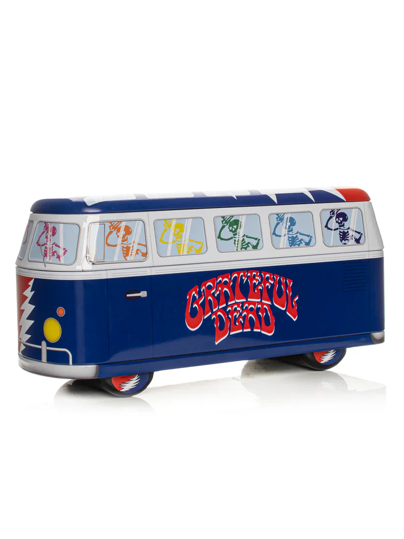 Grateful Dead x Gear Premium 6" Lightning Bolt Hand Pipe & Grinder Set with Collectable Bus Tin - Image 3