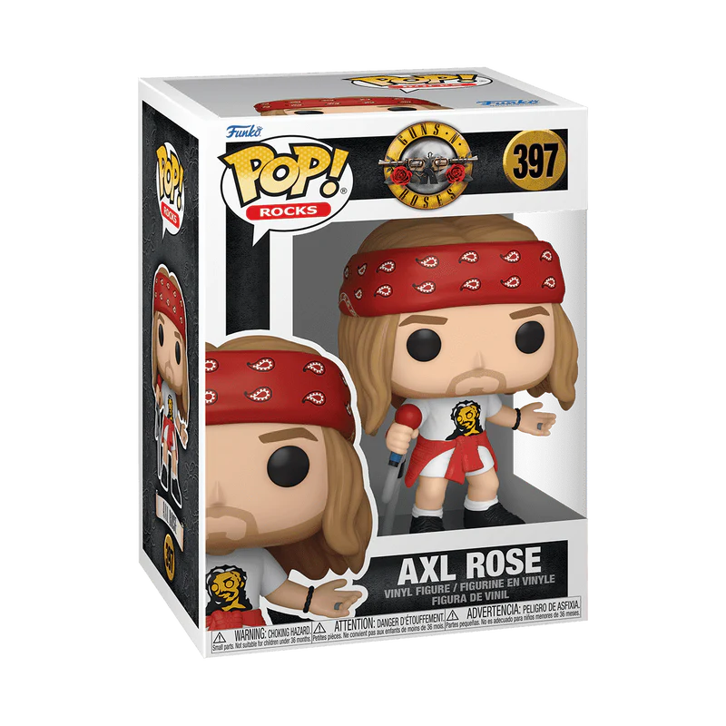 Guns N' Roses Axl Rose (1992) Funko Pop! Vinyl Figure #397 - Image 2