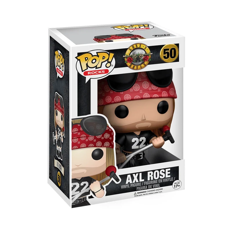 Guns N' Roses Axl Rose Funko Pop! Vinyl Figure #50 - Image 2