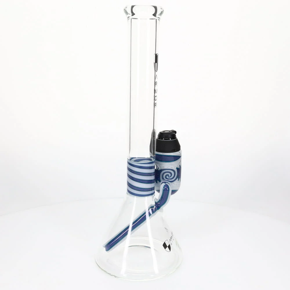 Armor Glass Blue & White Wig Wag Proxy 50mm Beaker - Image 2