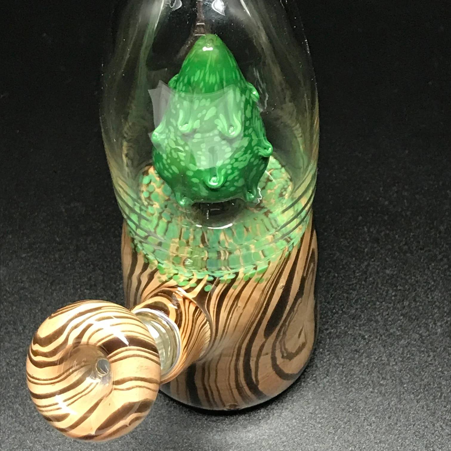 Chad G Glass Wood Grain Tree Dome Mini Tube - Image 4