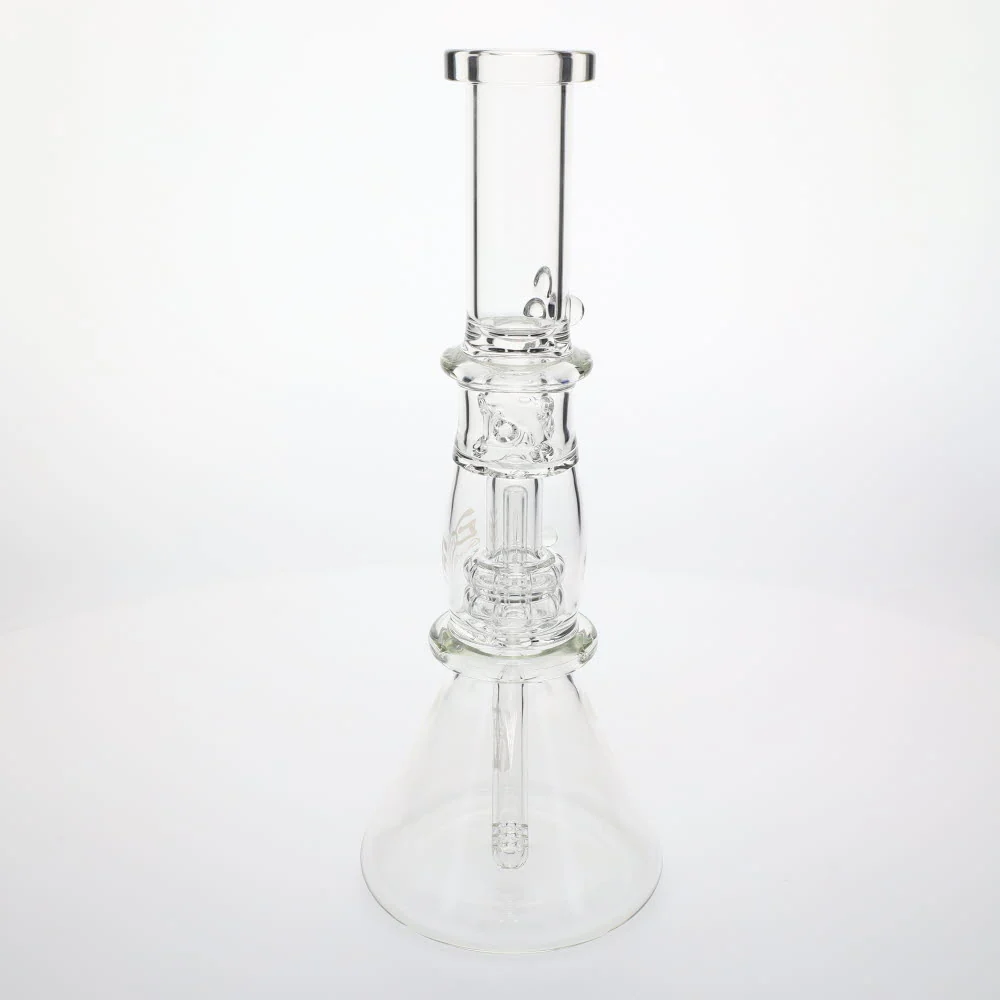 Geo's Glass Double Hitter Beaker - 14" - Image 3