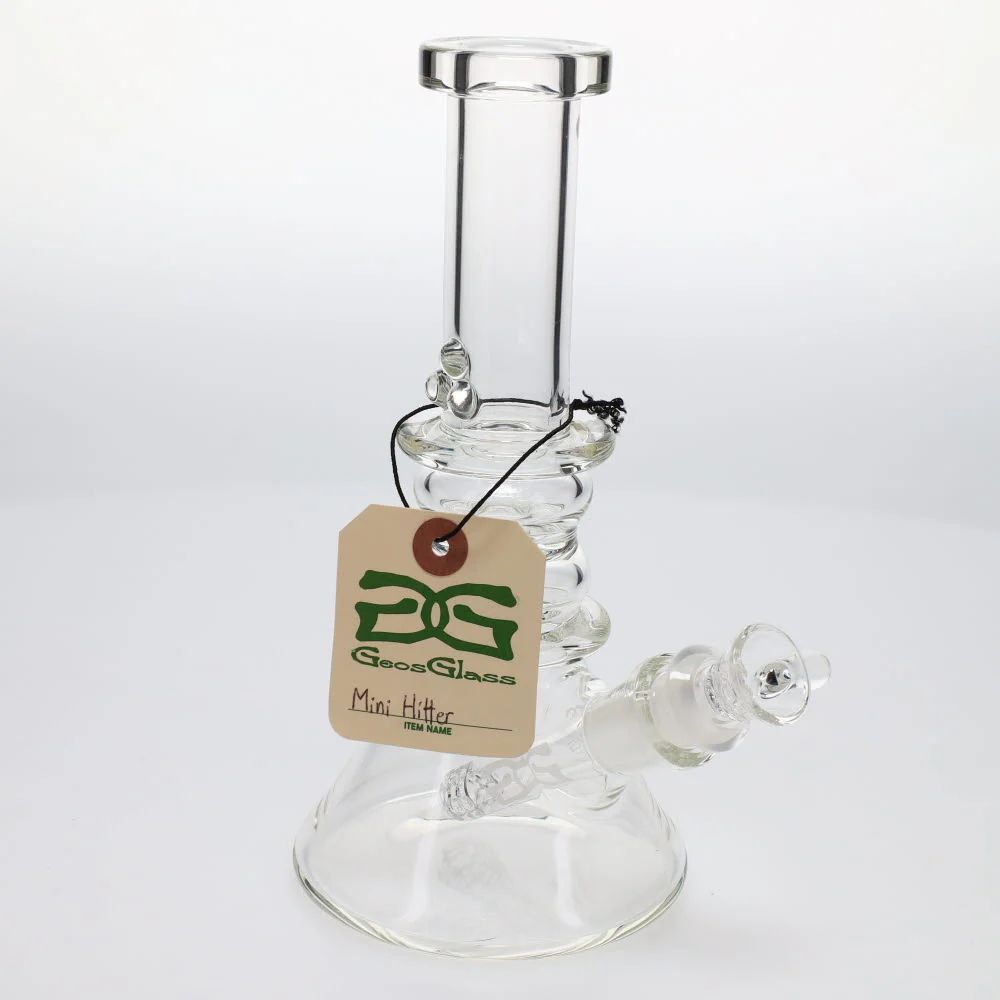 Geo's Glass Mini Hitter Beaker - 9" - Image 4