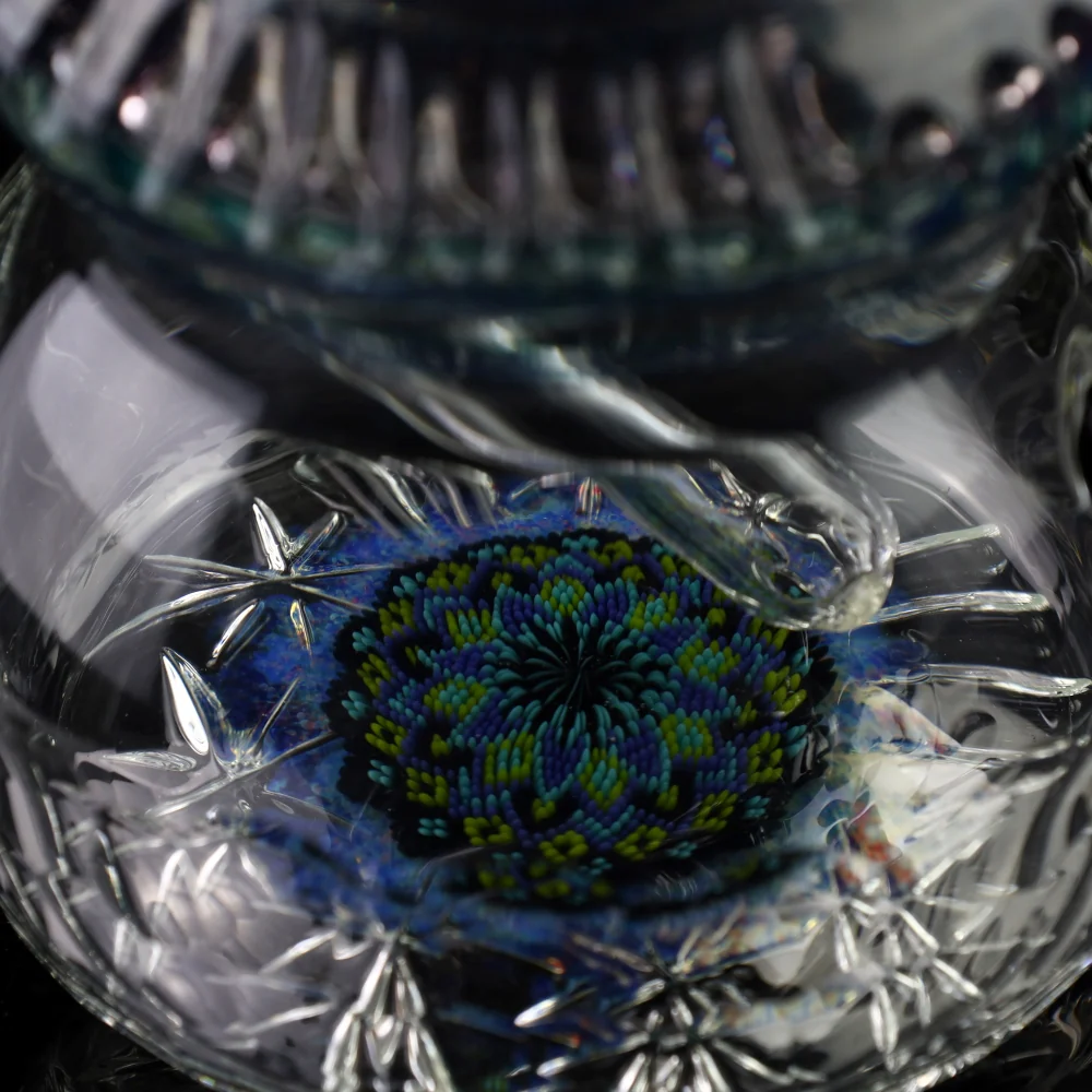 Rotational Science Crystal Bubble Base Water Pipe - Image 3