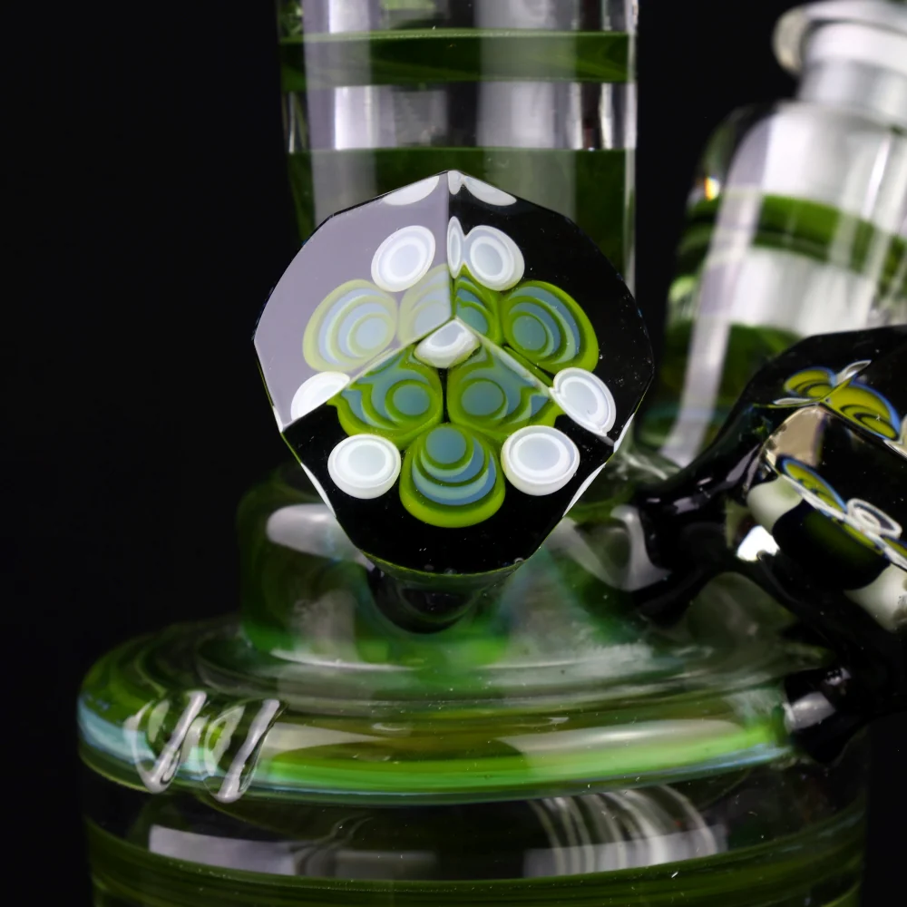 Rotational Science Cut Can Green Rings Water Pipe - Image 4