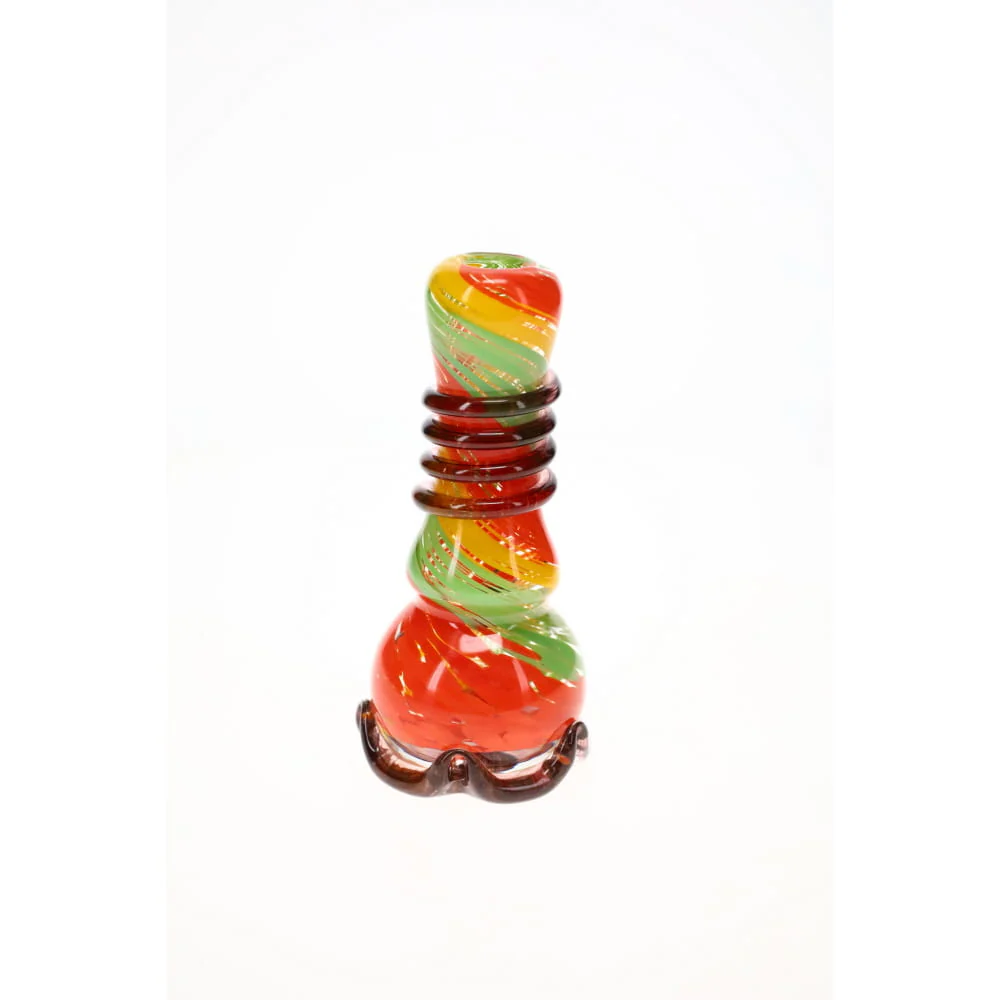 Soft Glass 7" Small Garlic Water Pipe - Image 3