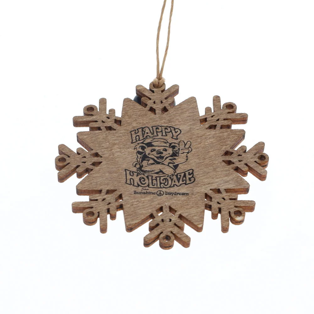 Sunshine Daydream Happy Holidaze Santa Bear Ornament SALE