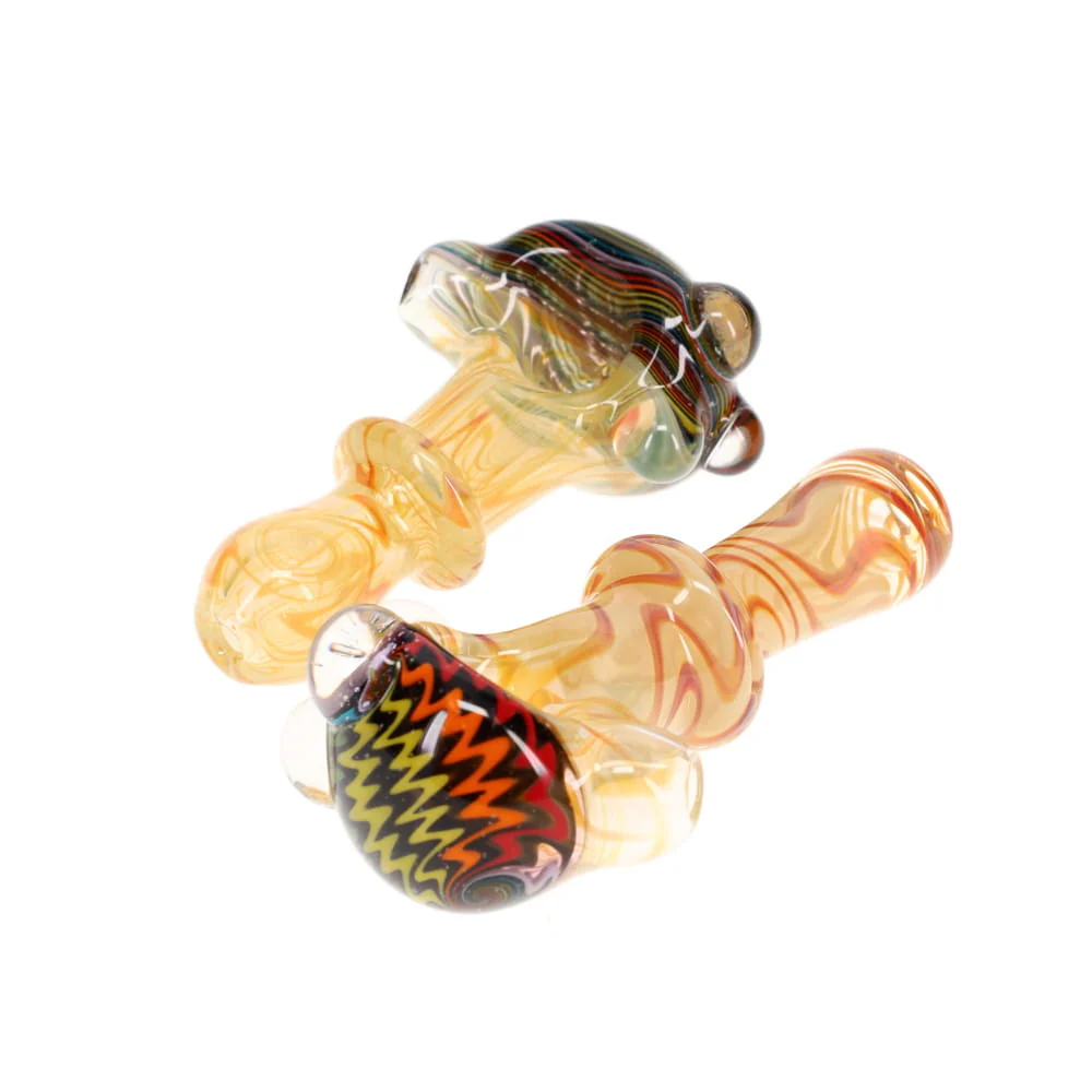 2kind Glass Fume Swirl Linework Cap Spoon SALE - Image 2