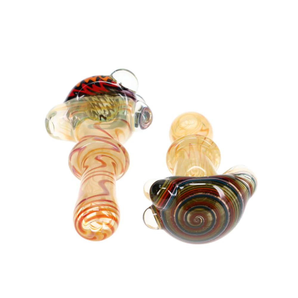 2kind Glass Fume Swirl Linework Cap Spoon SALE - Image 3
