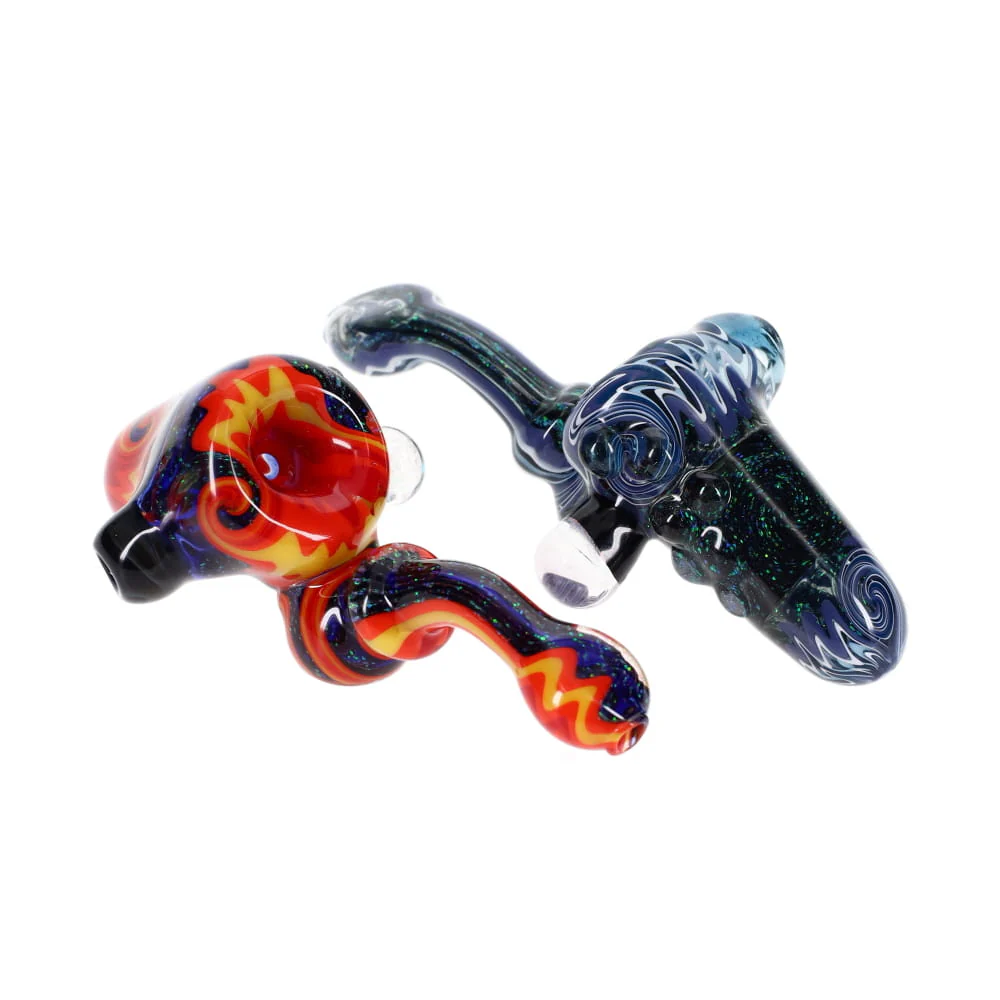 Gladstone Glass 2 Piece Linework and Crushed Opal Sherlock - Image 3