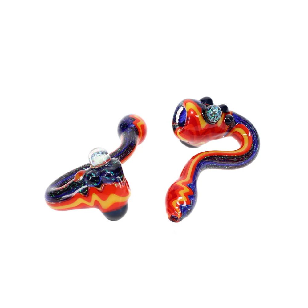 Gladstone Glass Crushed Opal Drop Sherlock - Image 2