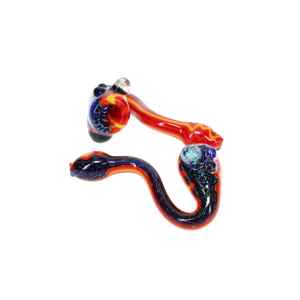 Gladstone Glass Crushed Opal Drop Sherlock - Image 3