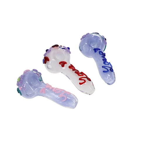Frit Love, Heart, Flower Lifted Design Spoon - Image 3