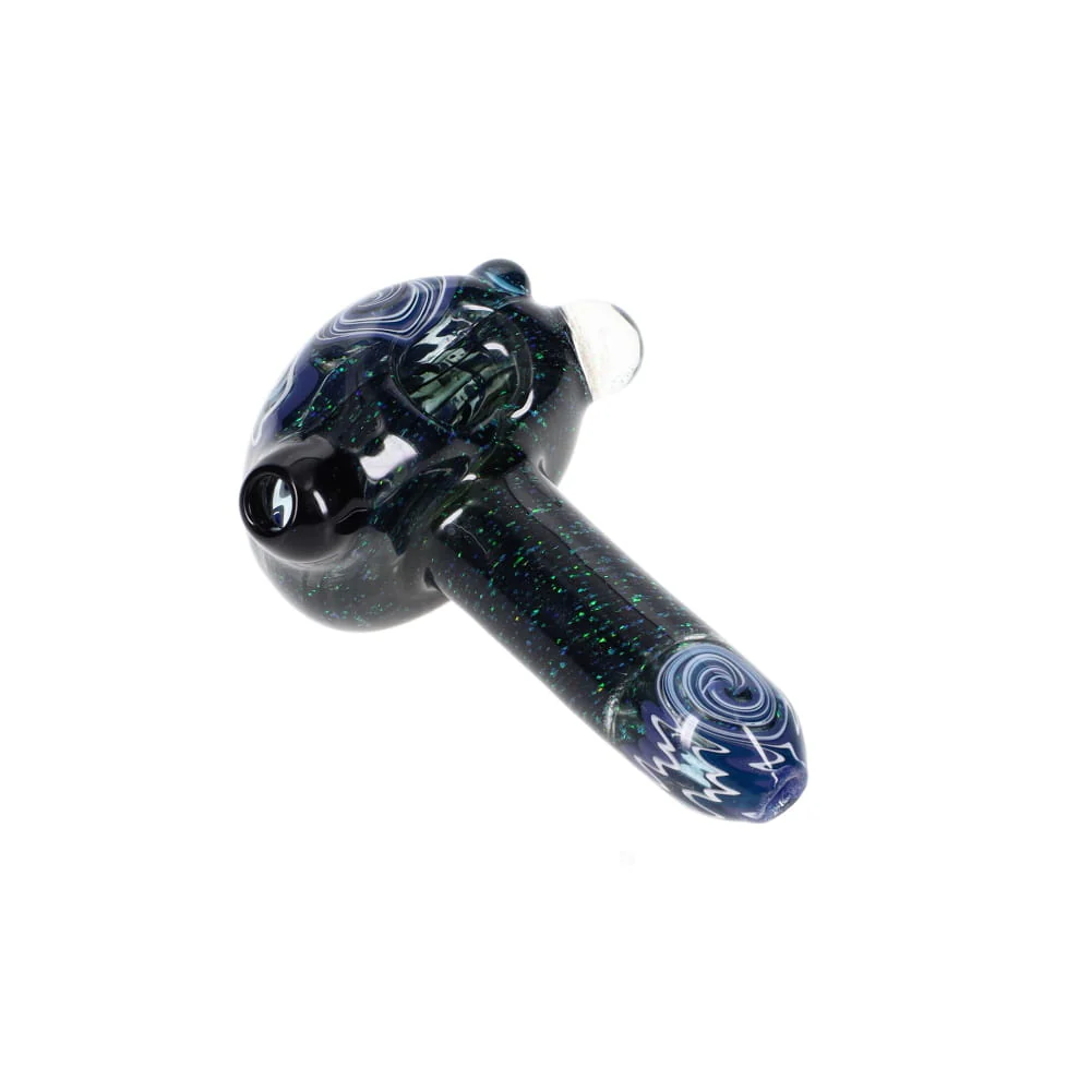 Gladstone Glass 3 Piece Wig Wag and Crushed Opal Spoon - Image 2