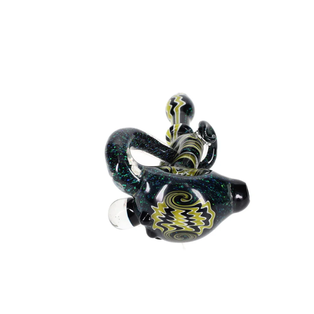 Gladstone Glass Crushed Opal Wormhole Spoon - Image 4