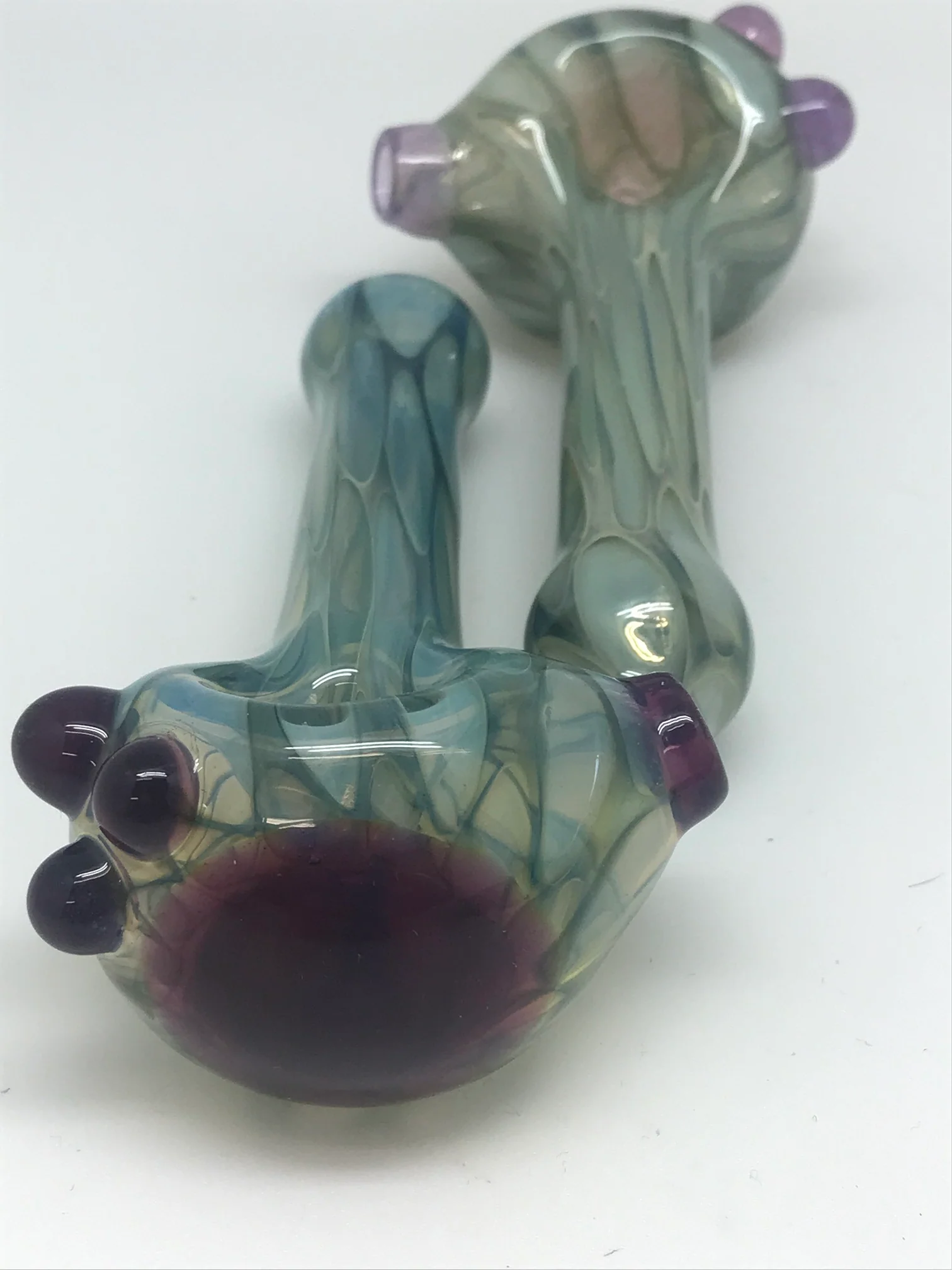 Pat Taylor Glass Honeycomb Color Stretch Color Cap Pipe - Image 2