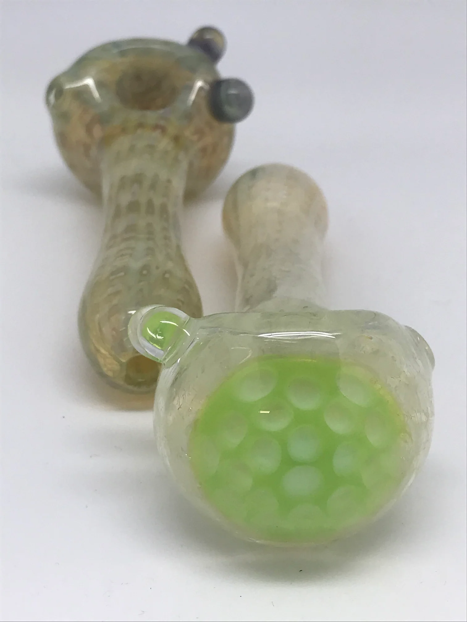 Pat Taylor Glass Wrap and Rake Honeycomb Cap Pipe - Image 2