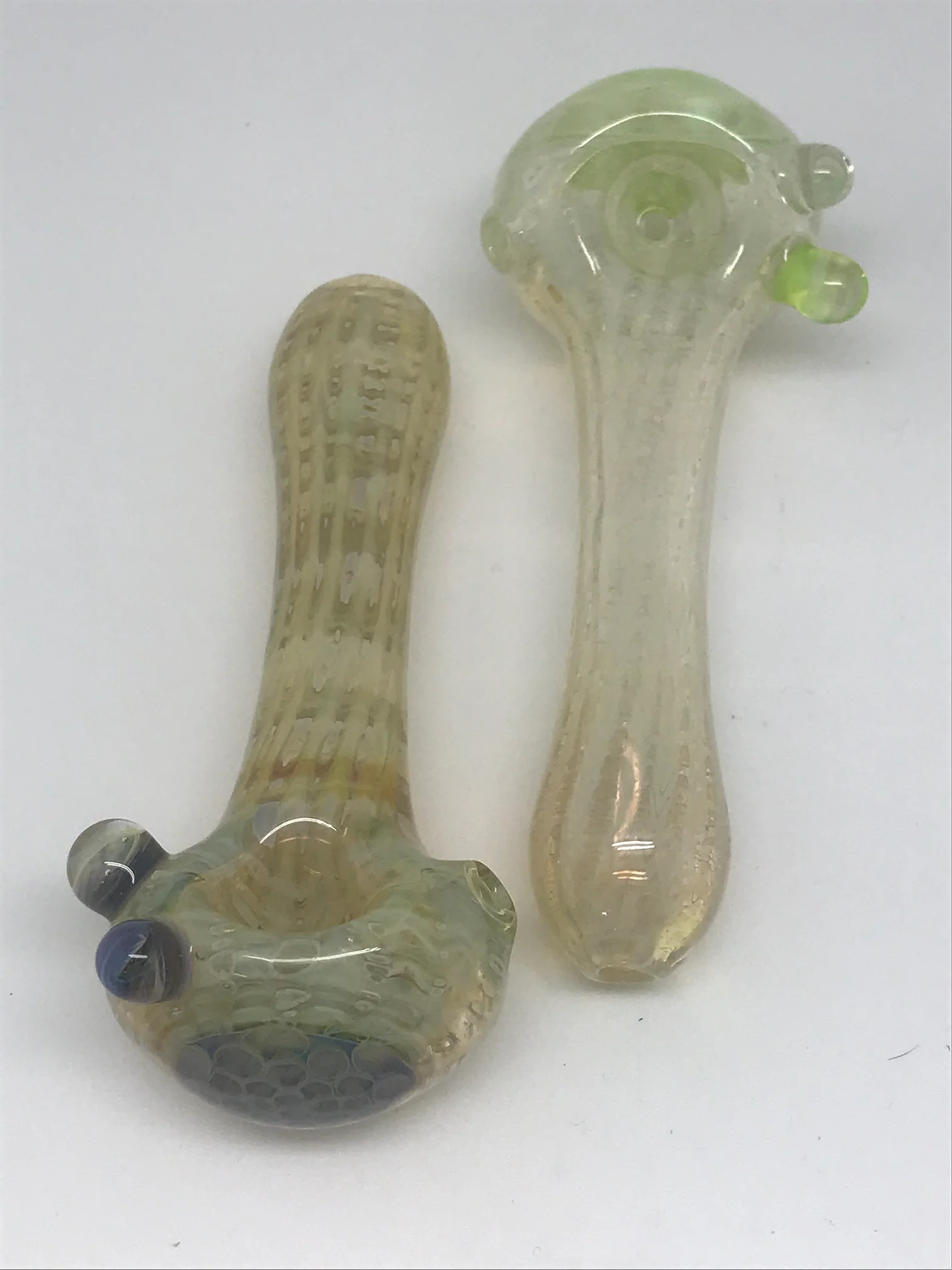 Pat Taylor Glass Wrap and Rake Honeycomb Cap Pipe - Image 3