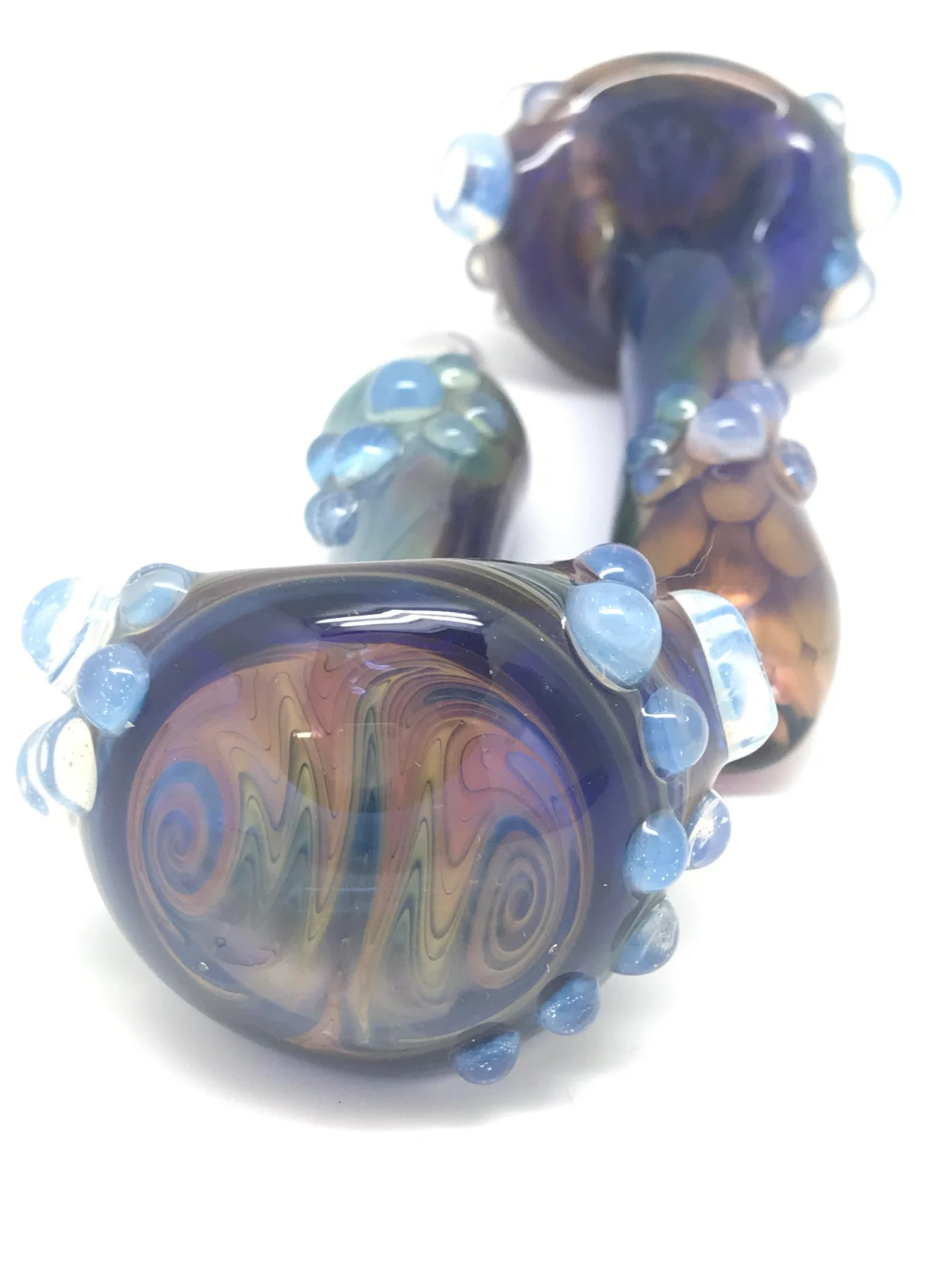 Unclefish Glass Oiler Fume Wig Wag Cap Pipe - Image 3