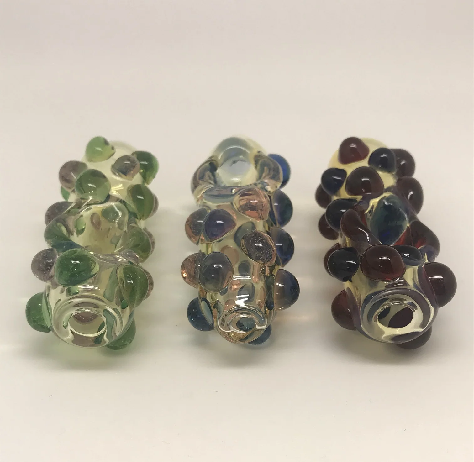Black Dog Glass Color UV Dot Fumed Steam Roller SALE - Image 3