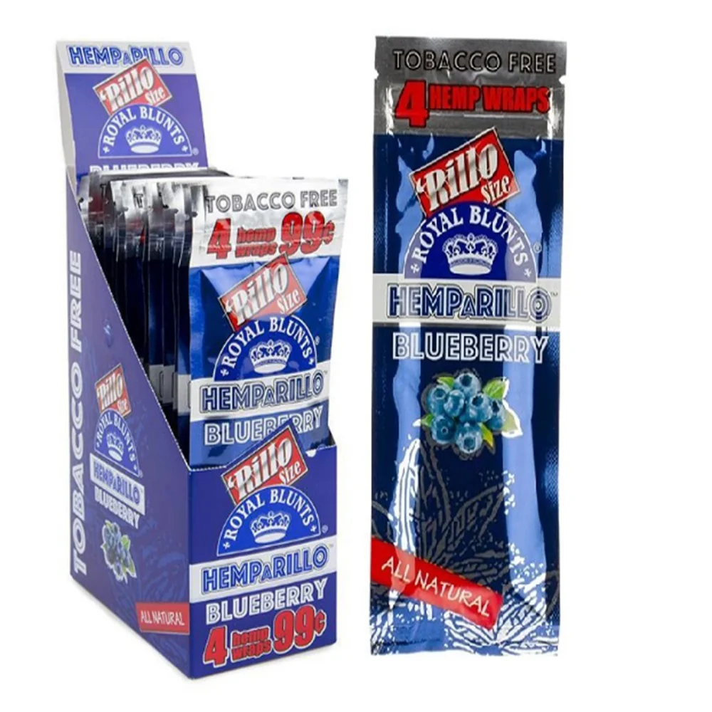 Hemparillo Wraps 4 Pack - Blueberry