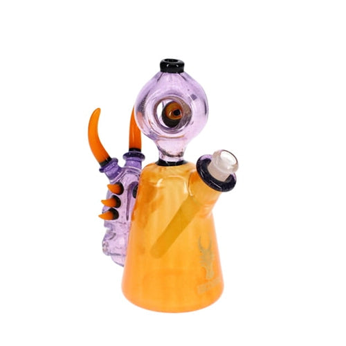 Hicdogg Dichro Dragon Skull Orange & Purple Rattler Rig - Image 2