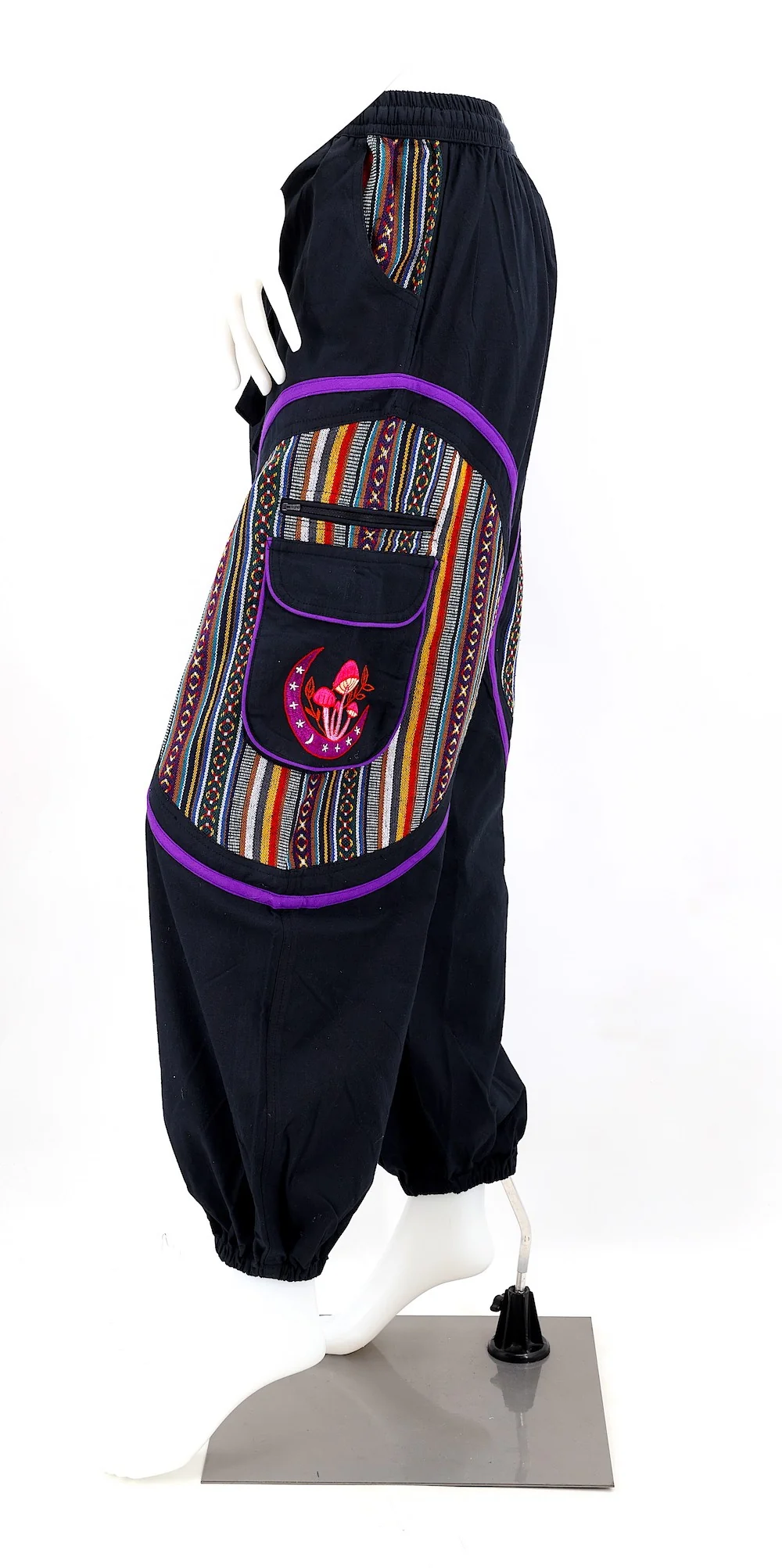 Hippie Moon Embroidered Mushroom Gheri Pants - Image 3