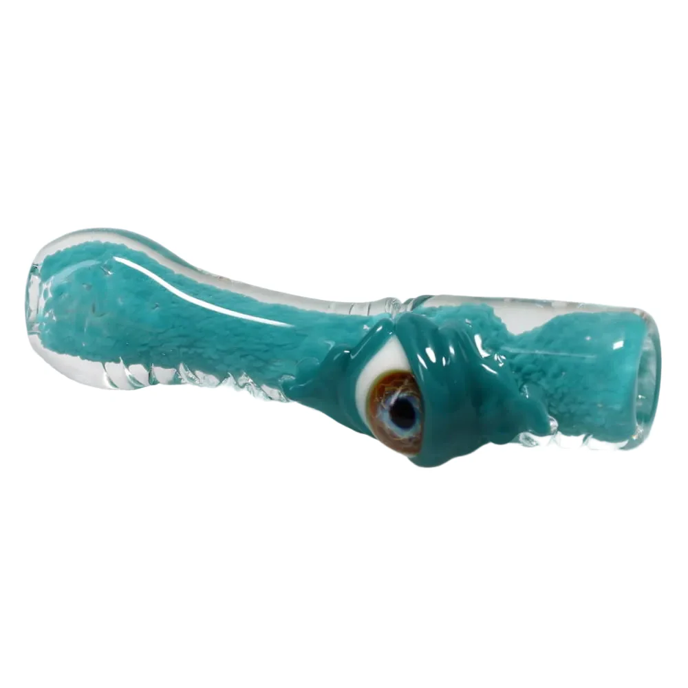 I Love Frank Glass Frit Eye Chillum - Image 3