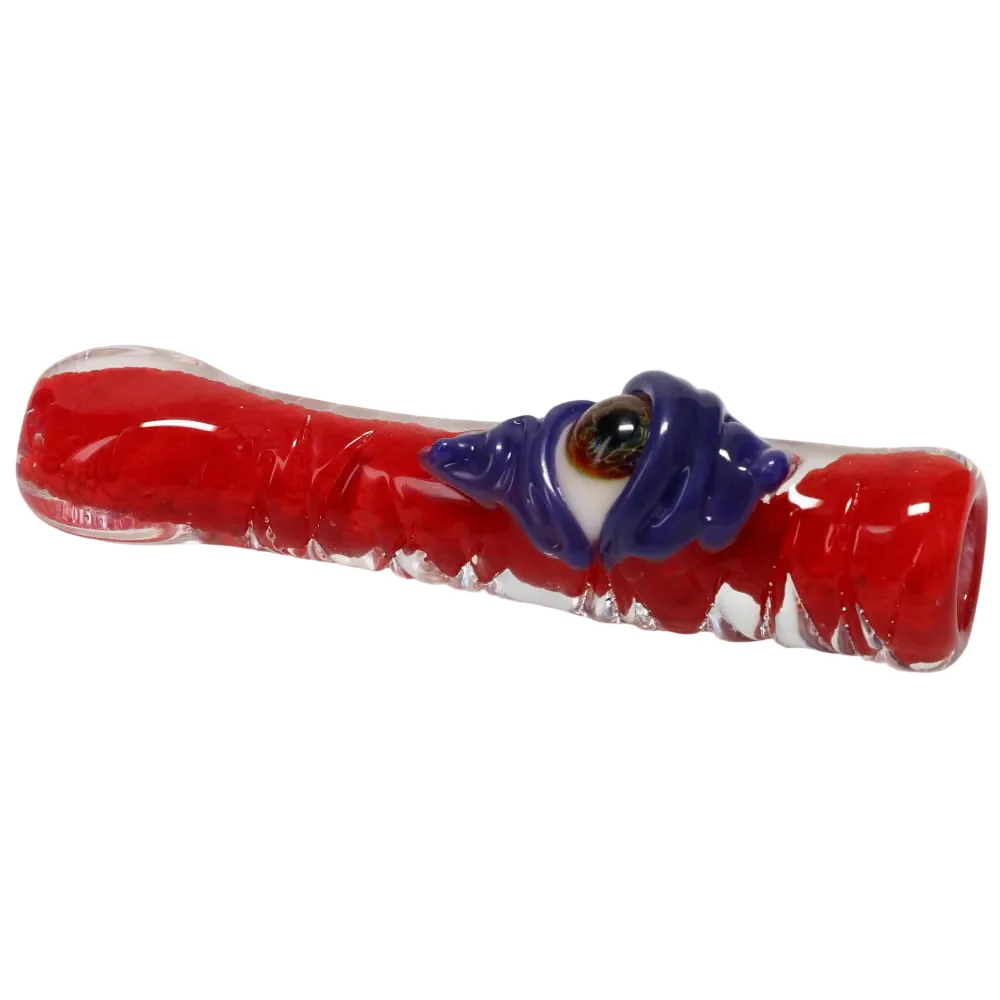 I Love Frank Glass Frit Eye Chillum - Image 4