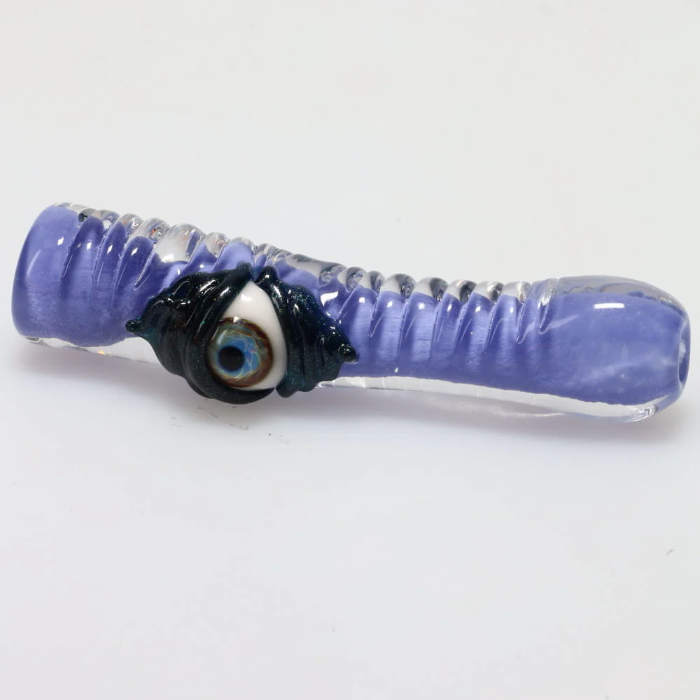 I Love Frank Glass Frit Eye Chillum - Image 7