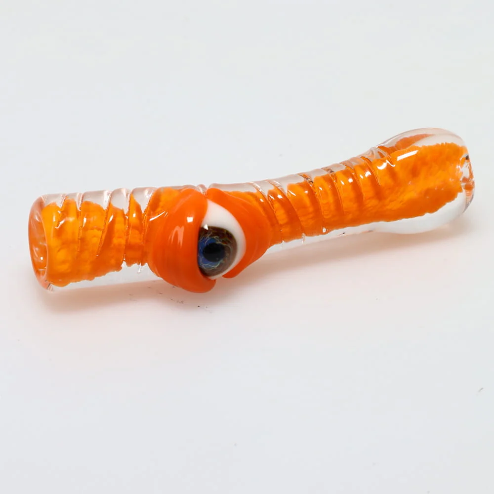 I Love Frank Glass Frit Eye Chillum - Image 8